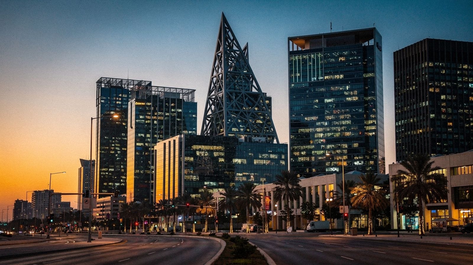Riyadh's skyline at night is worth more than a photo stop