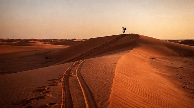 Red sand dunes
