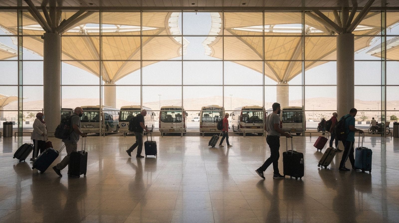 Arriving at Riyadh airport: RUH to the city