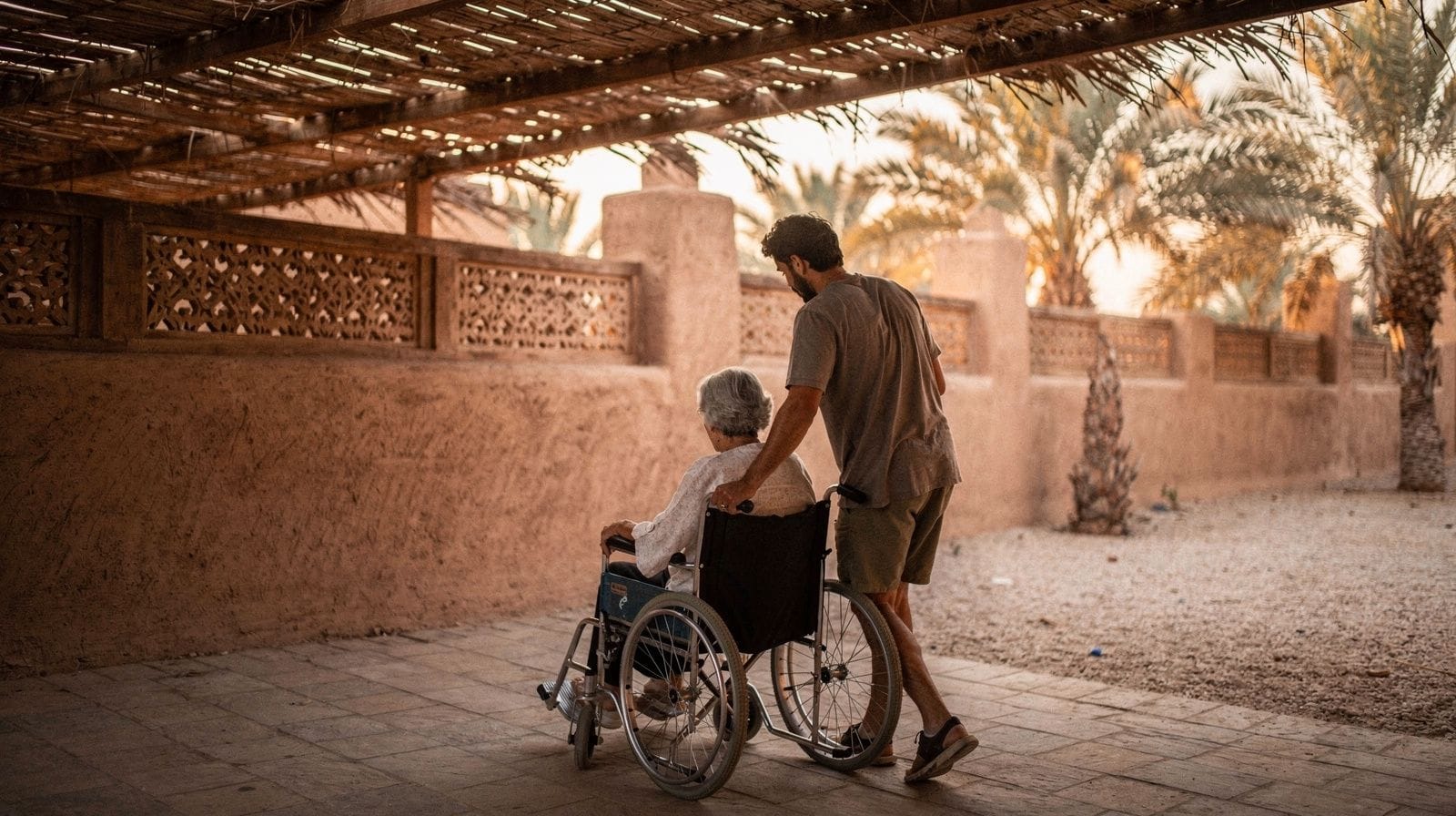 Riad con il caldo e mobilità ridotta
