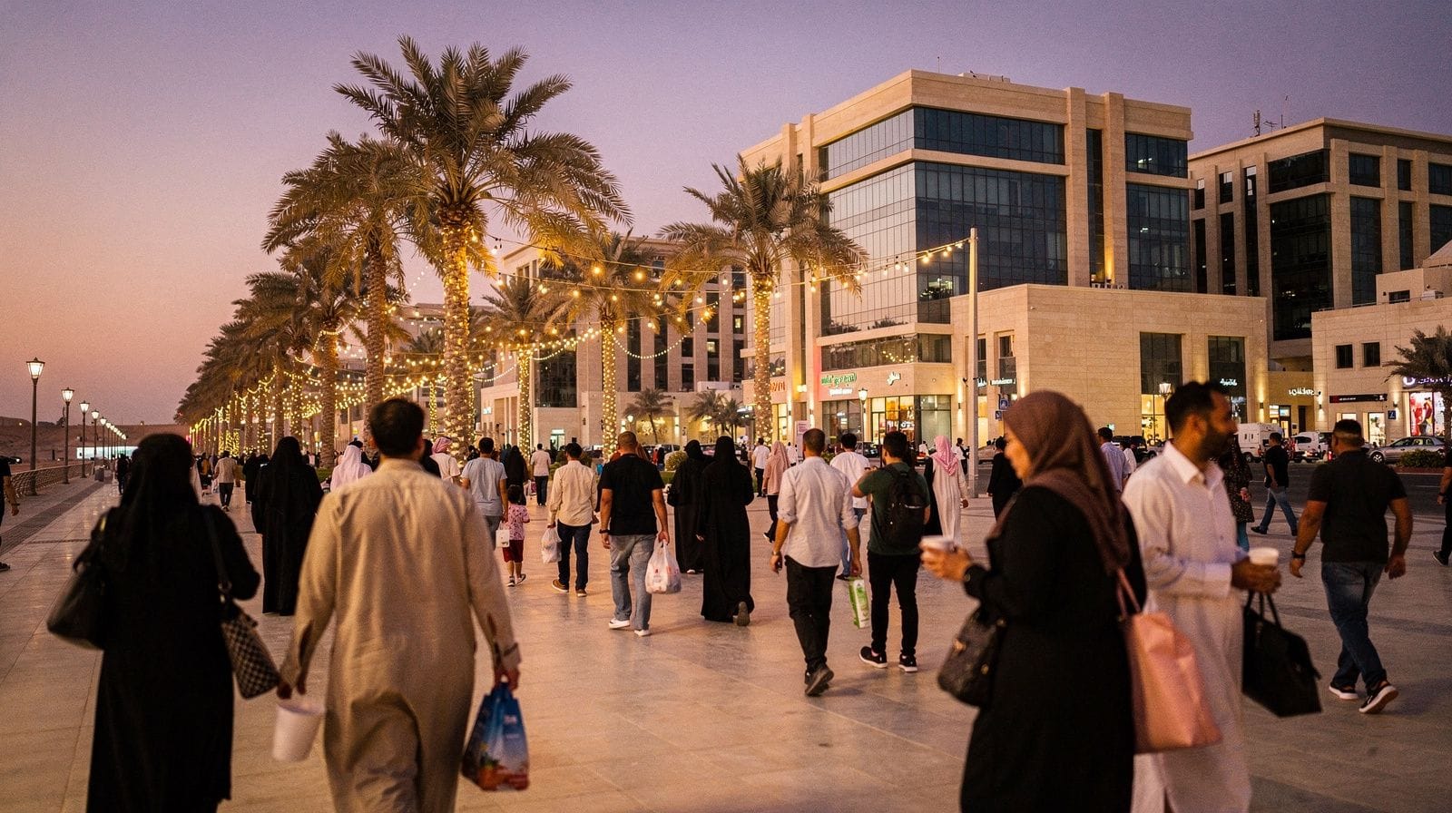 Riyadh during Saudi National Day and Riyadh Season